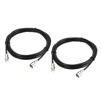 uxcell Uxcell FME Male to FME Female Antenna Extension Cable RG174 RF Coaxial Cable 10 ft 2pcs