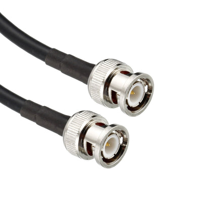 Harfington Uxcell BNC Male to BNC Male Coax Cable RG58 Low Loss RF Coaxial Cable 50 ohm