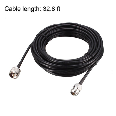 Harfington Uxcell RF Coax Cable N-Male to N-Female Low Loss Coaxial Cable 32.8 ft