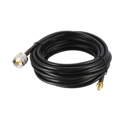 uxcell Uxcell SMA Female to UHF PL-259 Male RG58 RF Coaxial Coax Cable 20 Ft