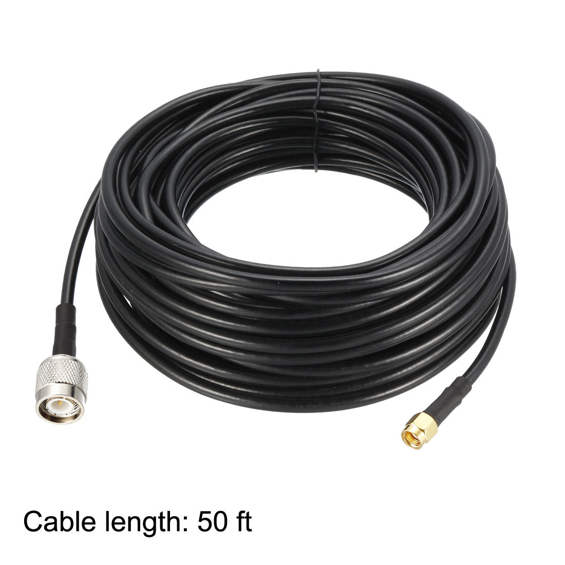 uxcell Uxcell SMA Male to TNC Male RG58 RF Coaxial Cable 50 Ft