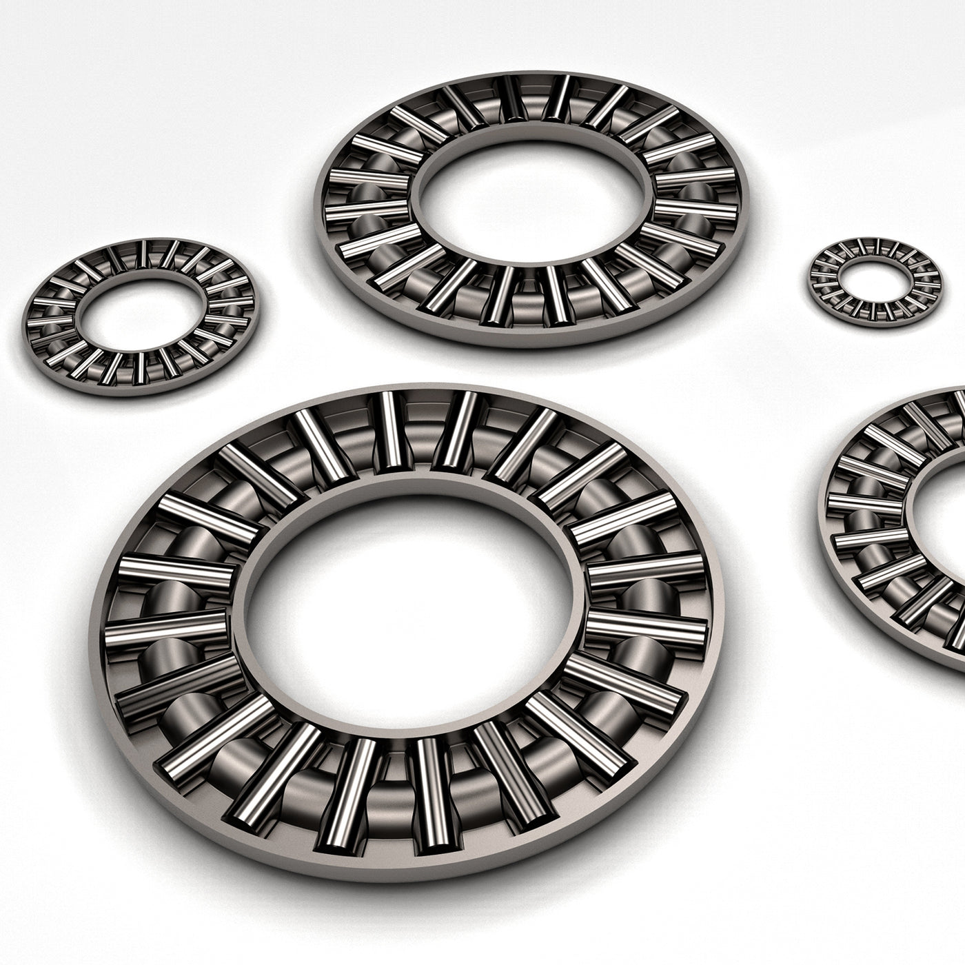 uxcell Uxcell Thrust Needle Roller Bearings with Washers Chrome Steel Rollers
