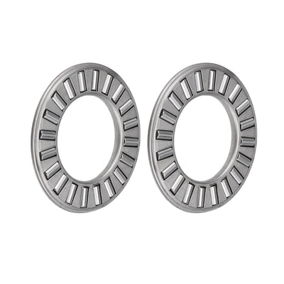 Harfington Uxcell Thrust Needle Roller Bearings with Washers Chrome Steel Rollers