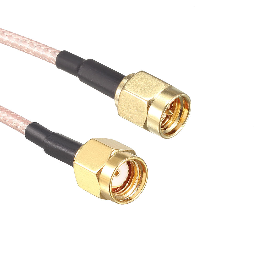 Uxcell Uxcell Low Loss RF Coaxial Cable Connection Coax Wire RG-178, RP-SMA Male to SMA Male 500cm