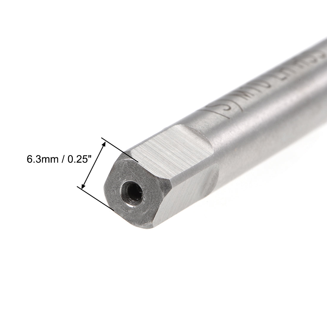 uxcell Uxcell Metric Machine Tap Left M10 Thread 1.5 Pitch H2 3 Flutes High Speed Steel