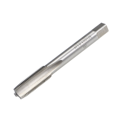 uxcell Uxcell Metric Machine Tap Left M10 Thread 1 Pitch H2 3 Flutes High Speed Steel