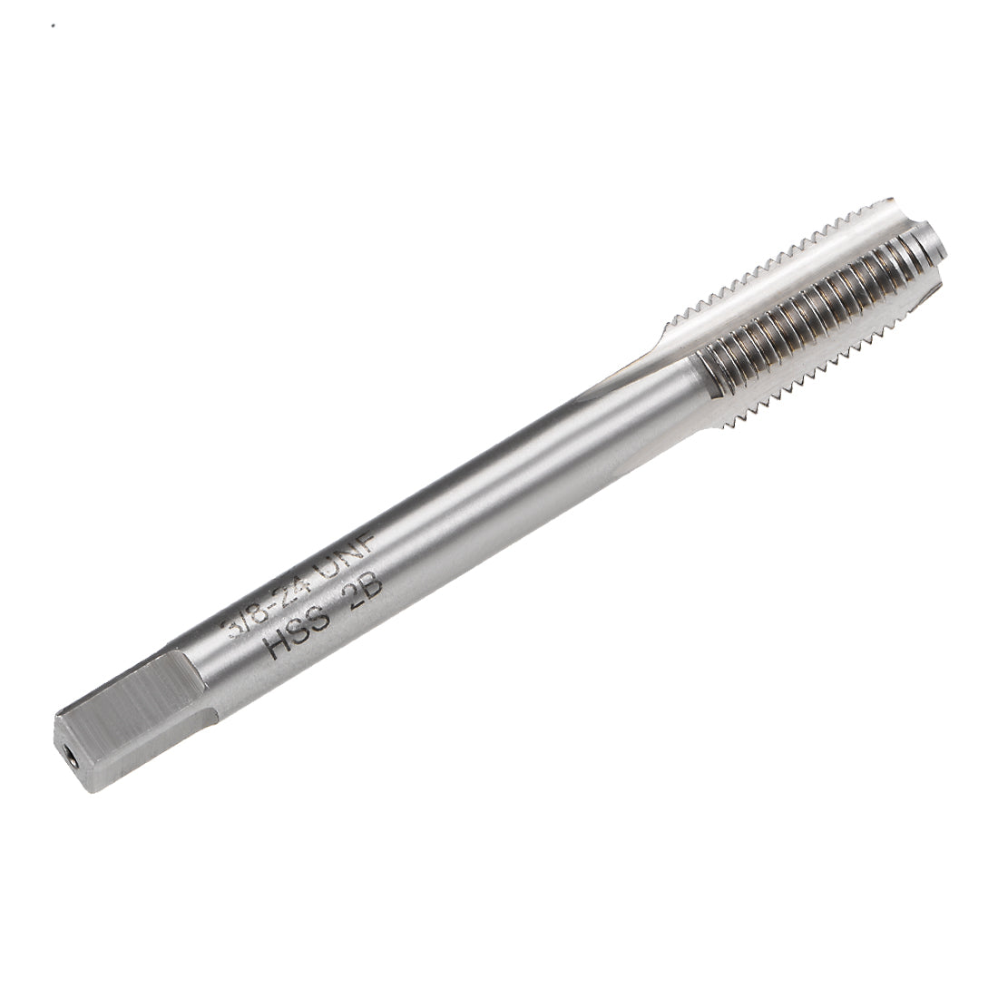 Uxcell Uxcell Machine Tap 3/8-24 UNF Thread Pitch 2B Class 3 Flutes High Speed Steel