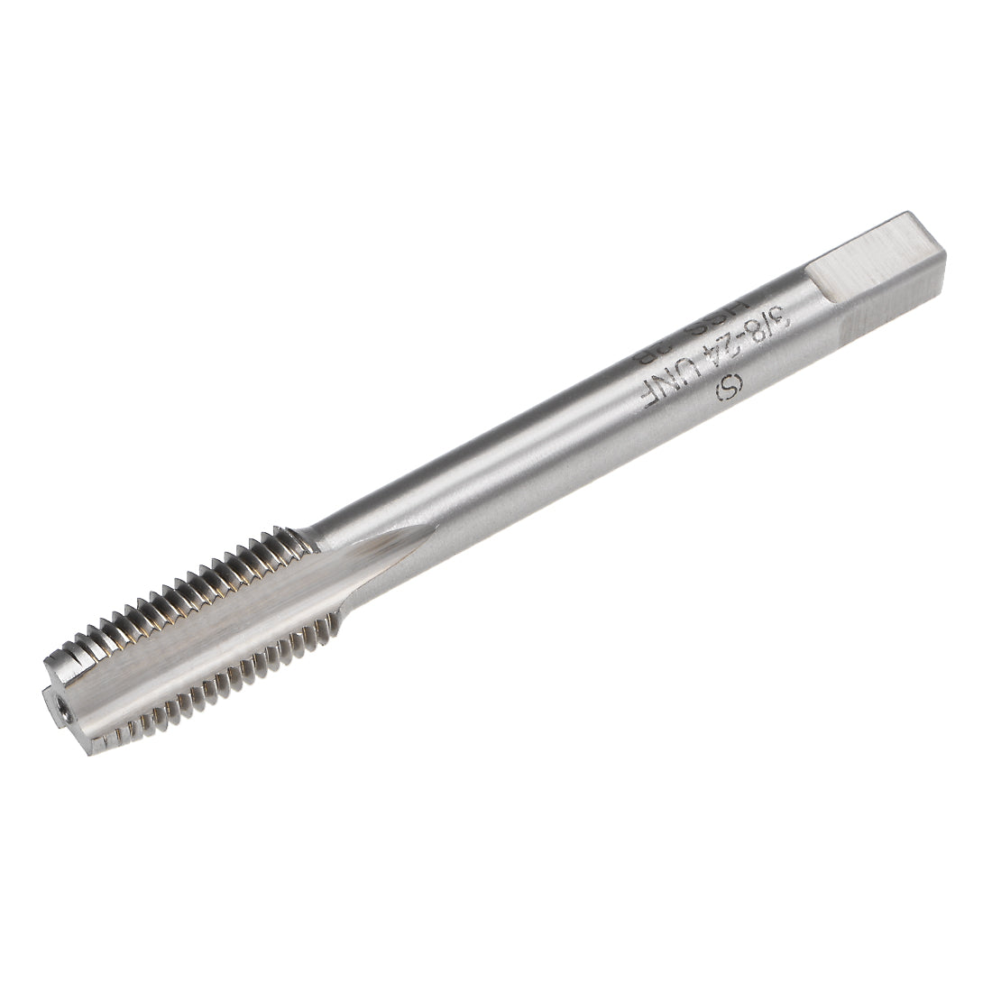 Uxcell Uxcell Machine Tap 3/8-24 UNF Thread Pitch 2B Class 3 Flutes High Speed Steel