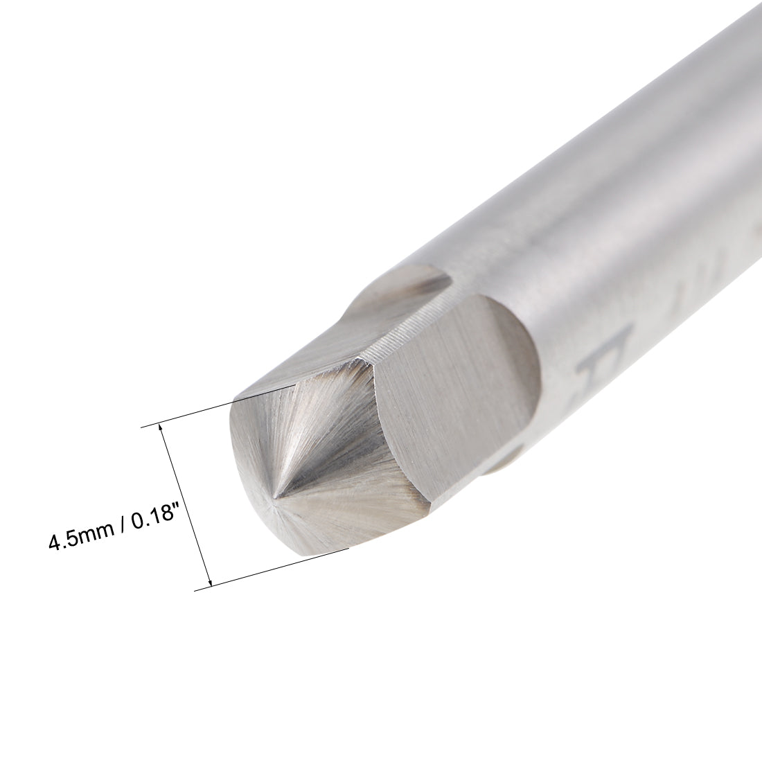 uxcell Uxcell Machine Tap Thread Pitch 3 Straight Flutes H2 High Speed Steel 2pcs
