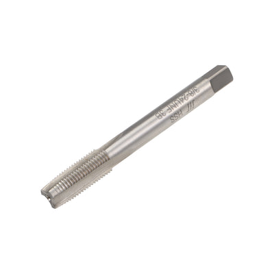 uxcell Uxcell Machine Tap 3/8-24 UNF Thread Pitch 3 Straight Flutes H2 High Speed Steel