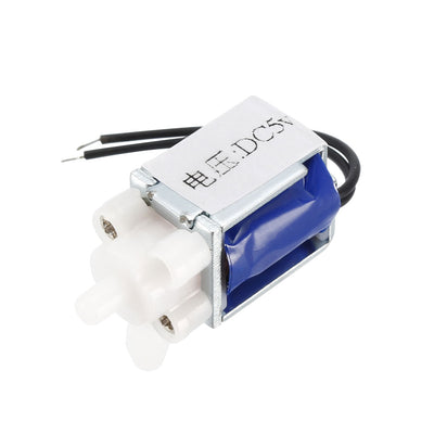 Harfington Uxcell Miniature Solenoid Valve 2 Way Normally Closed DC5V 0.22A Water Air Solenoid Valve