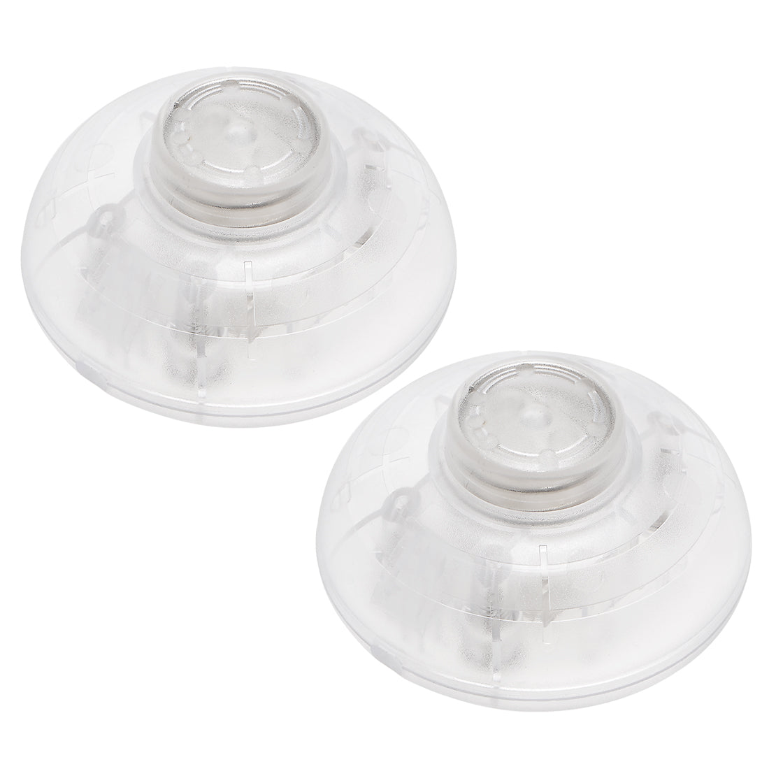 Uxcell Uxcell Inline Foot Pedal Push Button Switch, Round Lamp Lighting Foot Control Latching ON/Off Footswitch Transparent 2 Pcs