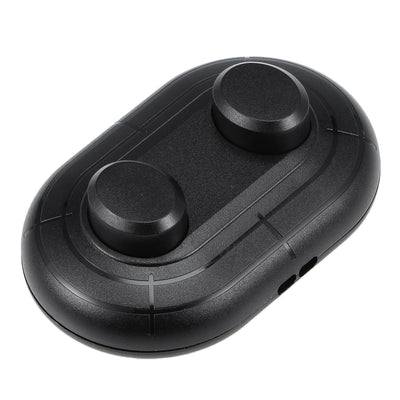 Harfington Uxcell Inline Foot Pedal Push Lamp Switch, 2 Buttons Lighting Foot Control Latching ON-Off Footswitch Black