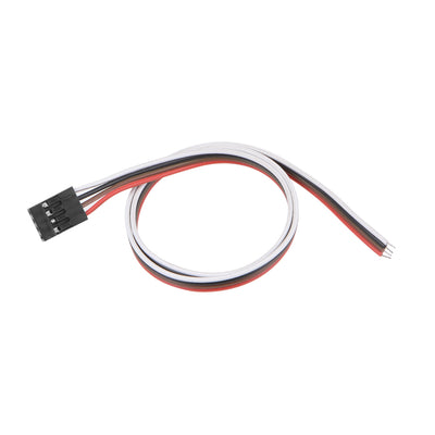Harfington Uxcell Breadboard Jumper Wires 4-Pin 40cm Female to Tined Tip Cable for Arduino