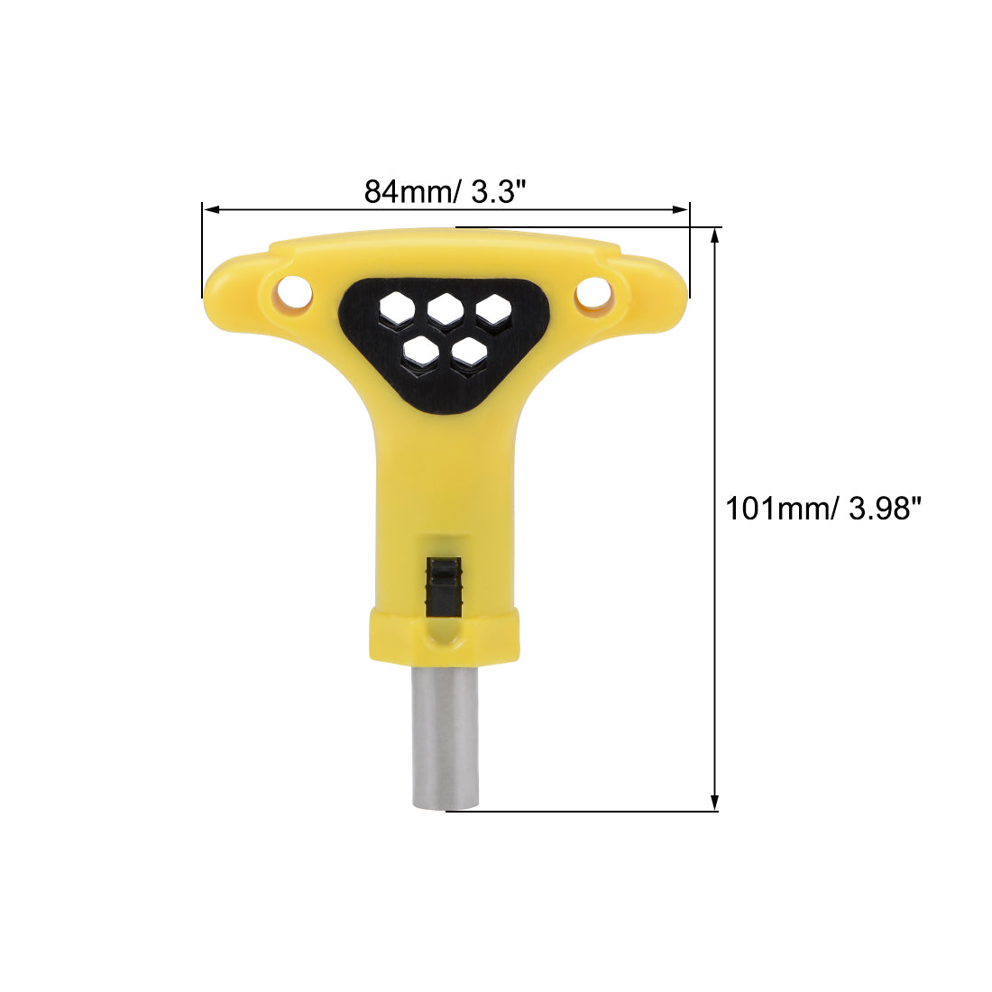 uxcell Uxcell Ratchet Screwdriver Adjustable T Shape Wrench Multifunctional Non-Slip Handle for 1/4 Inch Hex Screwdriver Bits Set