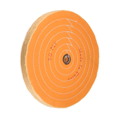 uxcell Uxcell 12-Inch Cotton Buffing Wheel Polishing for Bench Grinder Tool 16mm Arbor Hole