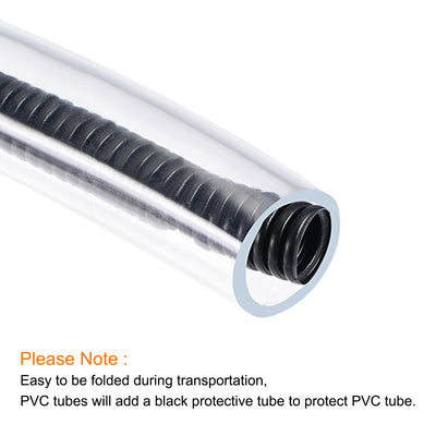Harfington Uxcell PVC Vinyl Tubing Plastic Water Pipes