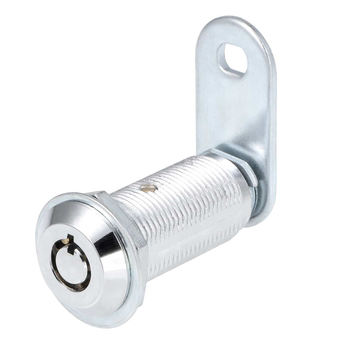 uxcell Uxcell Tubular Cam Lock 40mm Cylinder Length Chrome Finish Keyed Different 2Pcs