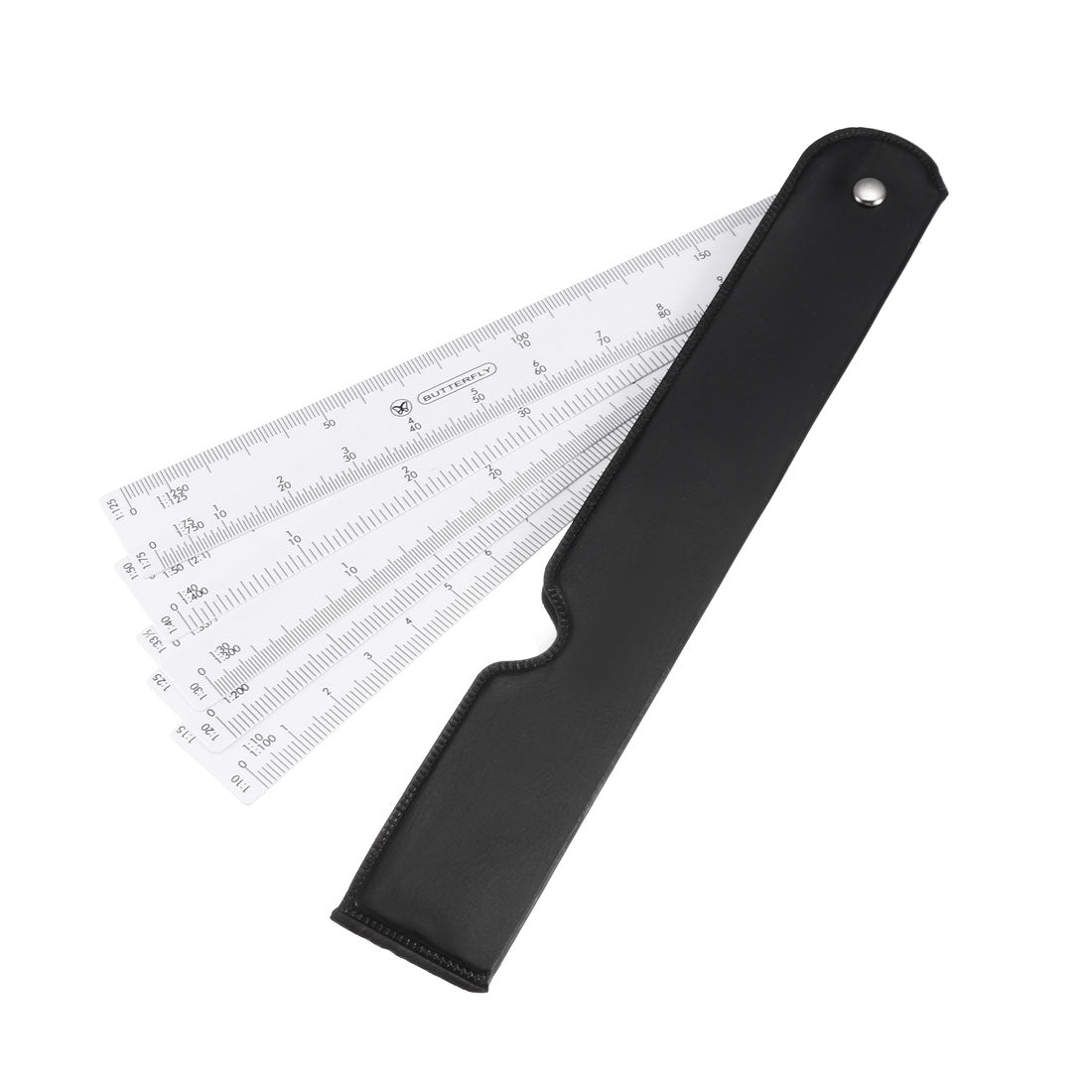 uxcell Uxcell Scale Ruler Engineer Scale Architect Rulers 1/10 1/15 1/20 1/25 1/30 1/33 1/40 1/50 1/75 1/125 Plastic