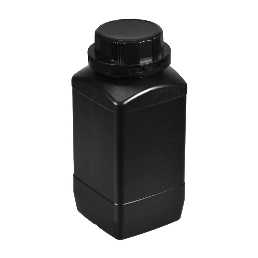 uxcell Uxcell Plastic Lab Chemical Reagent Bottle, 1000ml/ 34oz Wide Mouth Sample Sealing Liquid/Solid Storage Bottles, Black