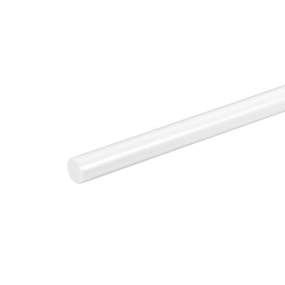 Harfington Uxcell 6mm × 20" ABS Plastic Round Bar Rod for Architectural Model Making DIY White