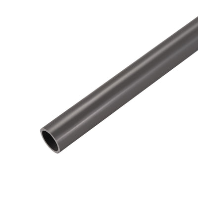 uxcell Uxcell PVC Rigid Round Tubing,16mm ID x 20mm OD,0.5M/1.64Ft Length,Gray