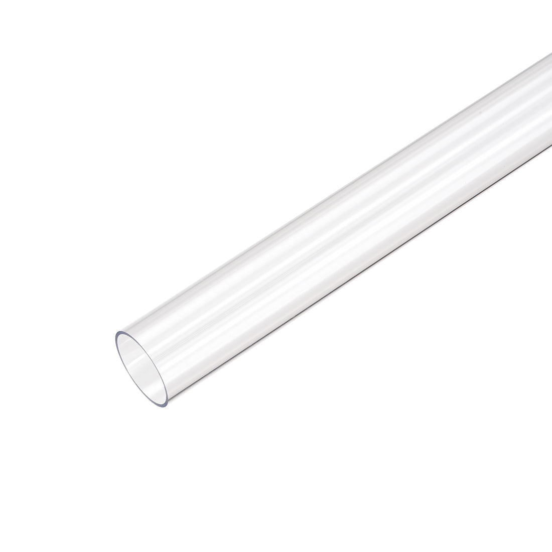 uxcell Uxcell PC Rigid Round Clear Tubing, 18mm ID x 20mm OD, 0.5M/1.64Ft Length