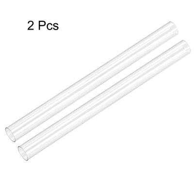 Harfington Uxcell PC Rigid Round Clear Tubing, 18mm (0.71 Inch) ID x 20mm (0.79 Inch) OD, 0.5M/1.64Ft Length 2pcs