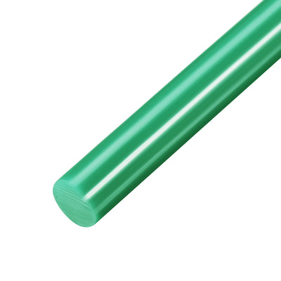 Harfington Uxcell Hot Melt Glue Gun Sticks, 250mm Long x 7mm Diameter,for Most Glue Guns, Perfect for DIY Craft Projects and Sealing,Light Green,10pcs