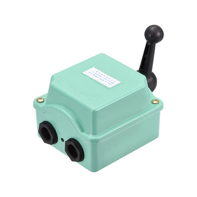 Harfington Uxcell Drum Switch QS-15 3 Positon Forward/Off/Reverse Motor Control Plastic Shell 15A