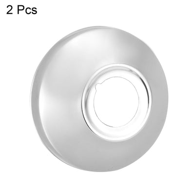 Harfington Uxcell Round Escutcheon Plate 61x20mm Stainless Steel Polishing for 21mm Diameter Pipe 2Pcs