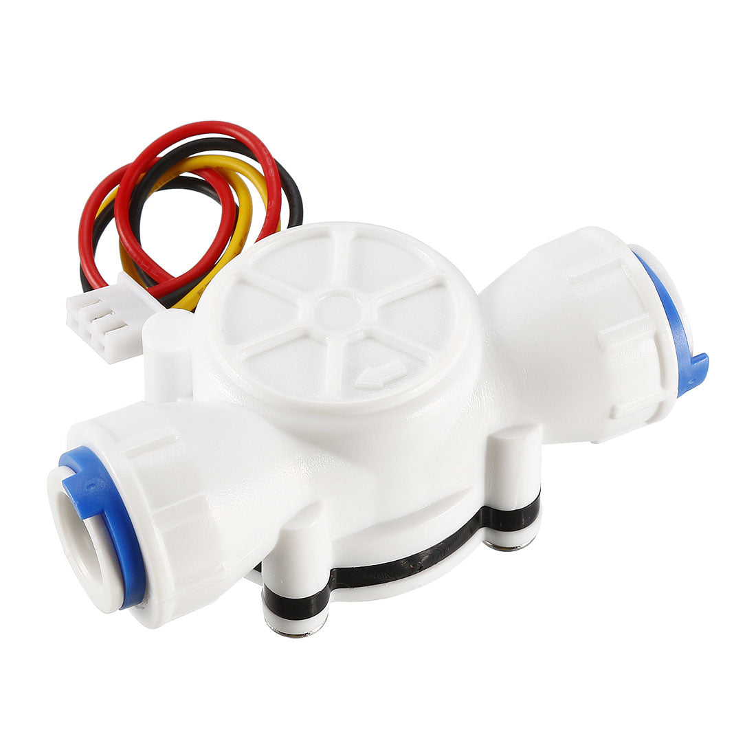 uxcell Uxcell 3/8in Quick Connect Hall Effect Liquid Water Flow Sensor Switch Flowmeter Meter DC5V 0.3-10L/min YF-S301