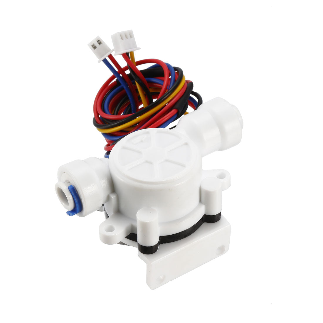 uxcell Uxcell 1/4in Quick Connect Hall Effect Liquid Water Flow Sensor Switch Flowmeter Meter DC5V 0.3-10L/min