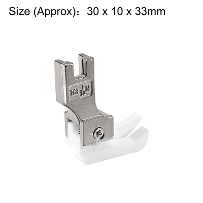 Harfington Uxcell 1/32" Left Side Edge Guide Compensating Presser Foot for Single Needle Industrial Sewing Machines