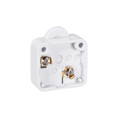 Harfington Uxcell Wardrobe Door Light Switch Momentary Cabinet Closet Switch Normally Closed 110-250V 2A White