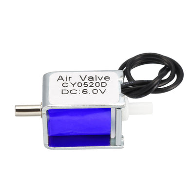 Harfington Uxcell Miniature Solenoid Valve 2 Way Normally Closed DC6V 0.38A Air Solenoid Valve