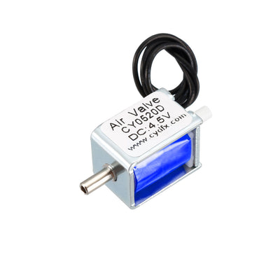 Harfington Uxcell Miniature Solenoid Valve 2 Way Normally Closed DC4.5V 0.5A Air Solenoid Valve