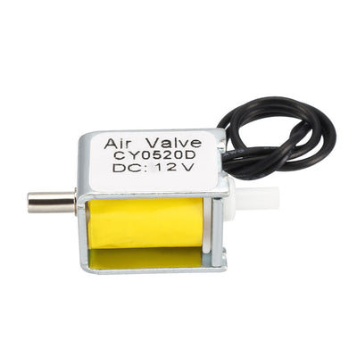 Harfington Uxcell Miniature Solenoid Valve 2 Way Normally Closed DC12V 0.2A Air Solenoid Valve