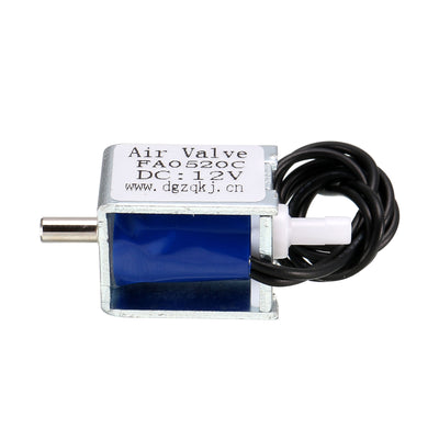 Harfington Uxcell Miniature Solenoid Valve 2 Way Normally Opened DC12V 45mA Air Solenoid Valve