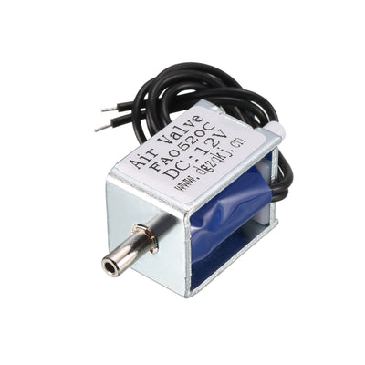 Harfington Uxcell Miniature Solenoid Valve 2 Way Normally Opened DC12V 45mA Air Solenoid Valve