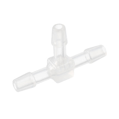 Harfington Uxcell 3-Way T Shape Air Valve Connector Plastic Inline Tubing Connectors for 4mm Airline Tube