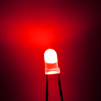 Harfington Uxcell 30pcs 3mm Red LED Diode Lights DC 1.8-2V Bulb Lamps Light Emitting Diode