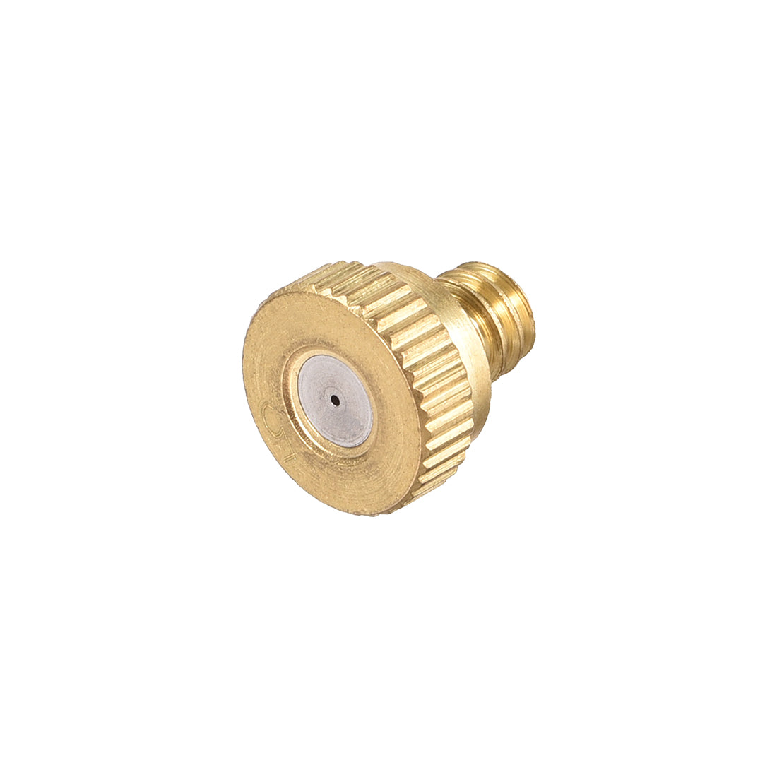 Uxcell Uxcell Brass Misting Nozzle - 10/24 UNC 0.6mm Orifice Dia Replacement Heads for Outdoor Cooling System