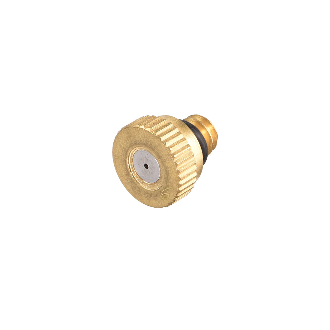 Uxcell Uxcell Brass Misting Nozzle - 10/24 UNC 0.6mm Orifice Dia Replacement Heads for Outdoor Cooling System