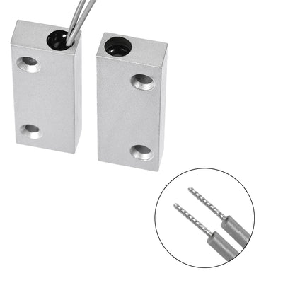 Harfington Uxcell MC-52 NO Rolling Gate Door Contact Magnetic Reed Switch 2Set