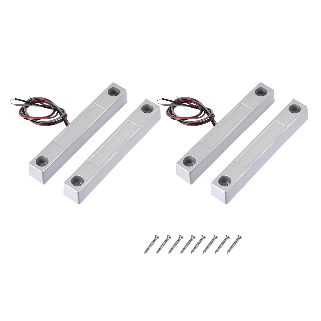 uxcell Uxcell MC-58 NC/NO Rolling Gate Door Contact Magnetic Reed Switch 2Set