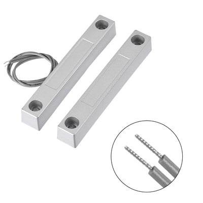 Harfington Uxcell MC-58 NO Rolling Gate Door Contact Magnetic Reed Switch 2Set