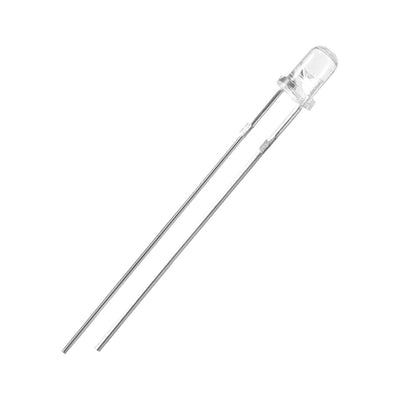 uxcell Uxcell 10pcs 3mm 940nm Infrared Emitter Diode DC 1.2V LED IR Emitter Clear Round Head