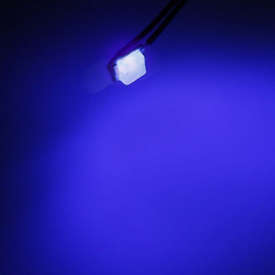 Harfington Uxcell 10pcs Prewired 0603 Blue Surface Mounted Devices LED Light DC2.8-3V Micro Soldered Mini LED Light