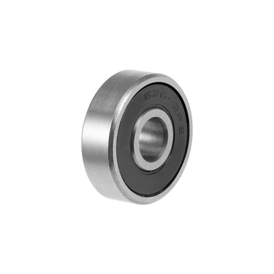 uxcell Uxcell 626-2RS Ball Bearing 6mmx19mmx6mm Double Sealed ABEC-1 Bearings